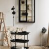 AURA Væglampe i Sortlakeret Metal fra Nordal | 71x15x24 cm | Sort hos uniquebeds, home & living - Billede 4