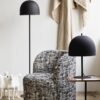 GLOW Gulvlampe i Sortlakeret Metal fra Nordal | Ø30x146 cm | Sort hos uniquebeds, home & living - Billede 3