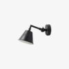 Væglampe i Antik Sort Metal fra Nordal | Ø12x23x18 cm | Sort hos uniquebeds, home & living - Billede 1