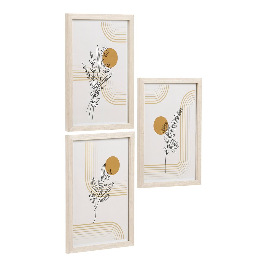 Madison Rammesæt i Natur MDF & Glas fra House Nordic | 3 Rammer - Billede 4